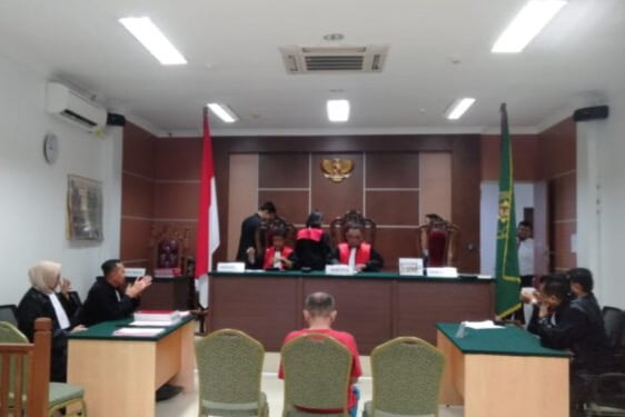 Sidang putusan Ahmad Yuda di Pengadilan Negeri Batam (Penkum Kejati Kepri)