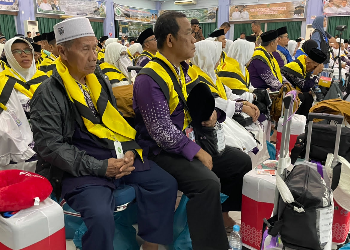 Calon Haji Embraksi Batam (Meutiaranews)