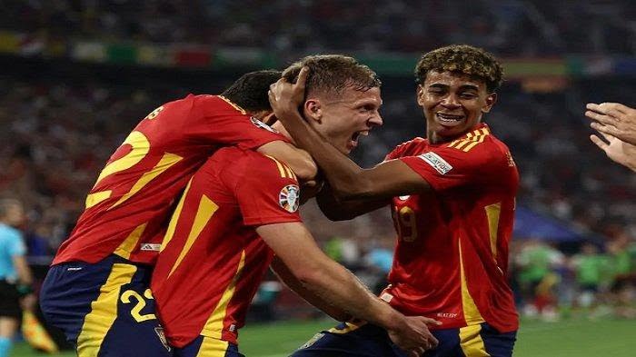 Spanyol meraih kemenangan atas Prancis di semi final EURO 2024.