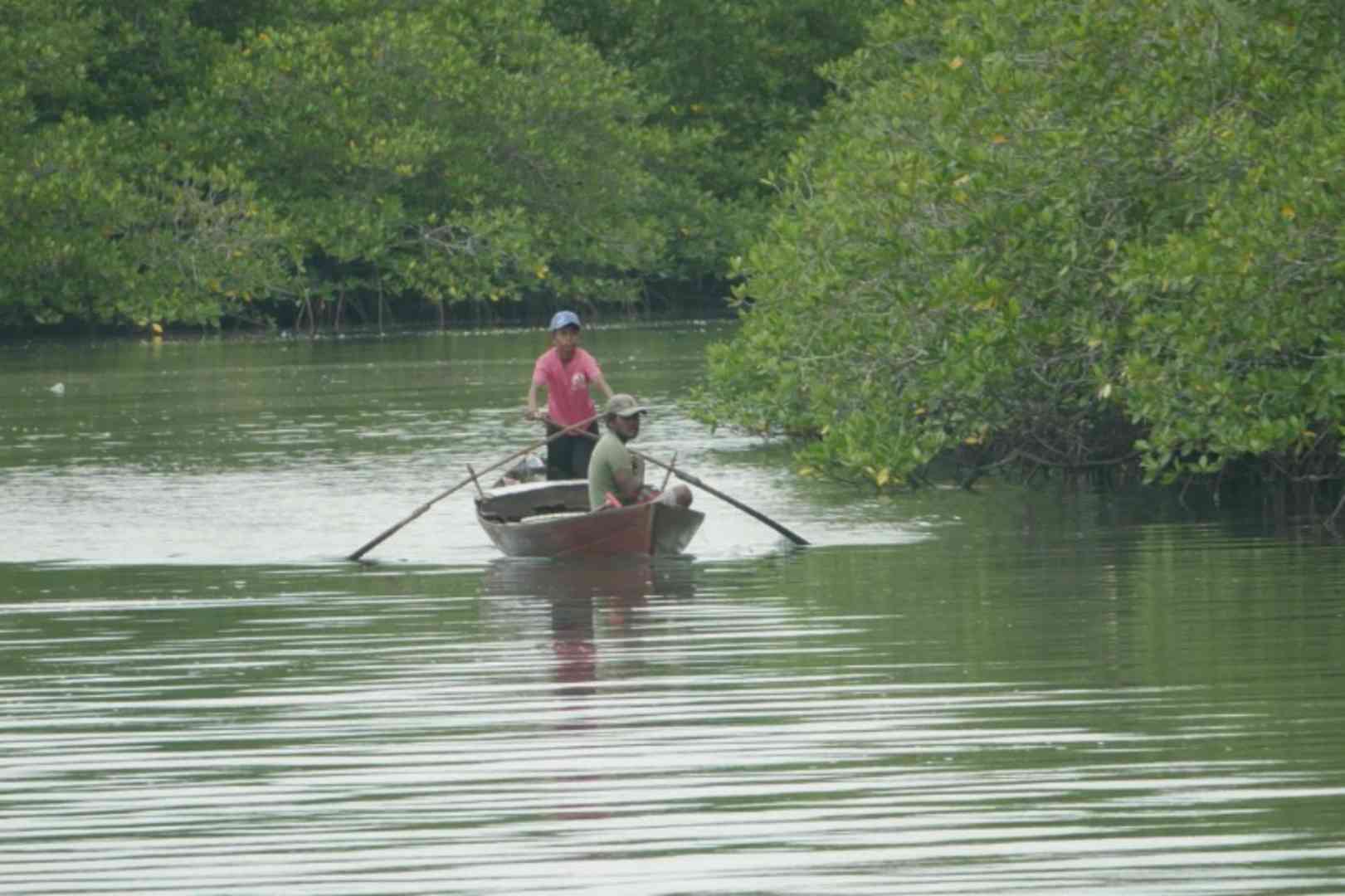 Aktivitas masyarakat Suku Laut Pulau Caros, Galang, Kota Batam (Meutiaranews)