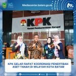 Sekda Jefridin Hadiri Rapat Koordinasi Penertiban Aset Tanah di Wilayah Kota Batam Bersama KPK