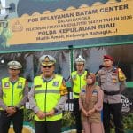 Dirlantas Polda Kepri Cek Kesiapan Pos Pengamanan Mudik Lebaran di Batam