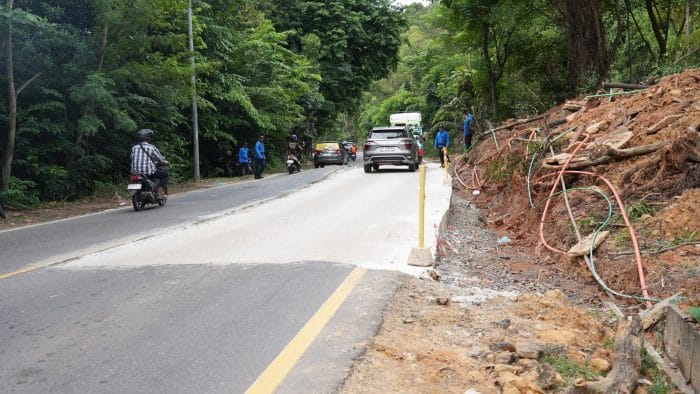 BP Batam mengumumkan penutupan sementara ruas Jalan Gajah Mada (arah Batam Center menuju Sekupang) sehubungan dengan pelaksanaan perbaikan Jalan Vista. (Foto: BP Batam)