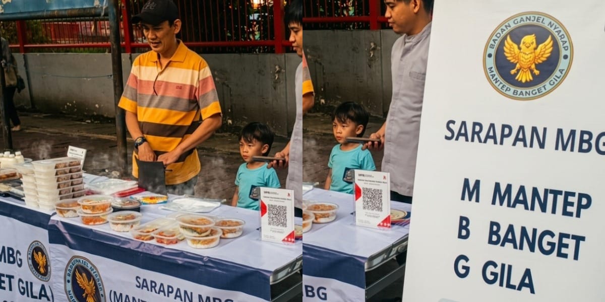 Lapak sarapan tiru logo bgn