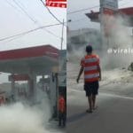 Cerita Warga soal Kebakaran Motor Suzuki Thunder di Area SPBU Ciledug: Bensin Kepenuhan, Pemilik Buru-buru