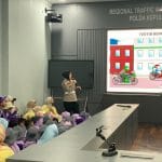 Polisi Sahabat Anak, Ditlantas Polda Kepri Edukasi Tertib Lalu Lintas untuk Siswa KB dan TK Al-Farabi