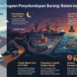 Jejak Jalur Tikus Pengiriman Barang Ilegal Batam–Riau, Gudang Gelap dan Nama-Nama di Balik Dugaan Penyelundupan di PT MGS
