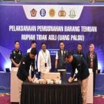 BI dan Botasupal Kepri Musnahkan 5.454 Lembar Uang Palsu