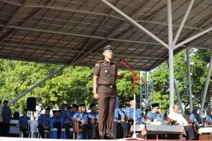 Jadi Inspektur Upacara 17 Hari Bulan di Batam, Ini Pesan Kajari Batam