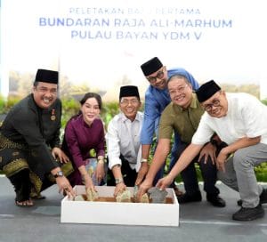 Kepala BP Batam Mulai Bangun Bundaran Raja Ali Marhum Pulau Bayan
