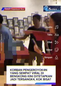 Korban Pengeroyokan Jadi Tersangka di Polsek Bengkong