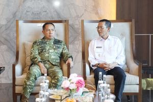 Panglima TNI Kunjungi Kepri, Amsakar Sambut di Batam Sebelum Bertolak ke Lingga