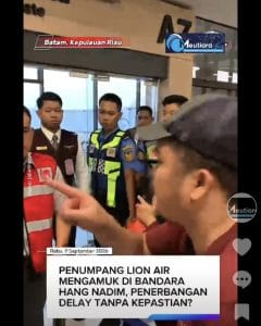 Ricuh di Bandara Hang Nadim Batam Penumpang Tuntut Kepastian Penerbangan Paska Gunung Semiru Erupsi