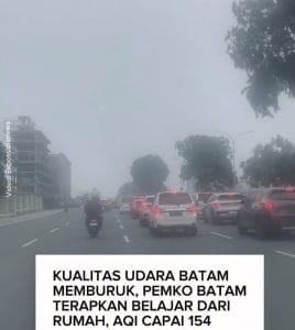 Kabut Asap Menebal, Disdik Kota Batam Terapkan Belajar dari Rumah